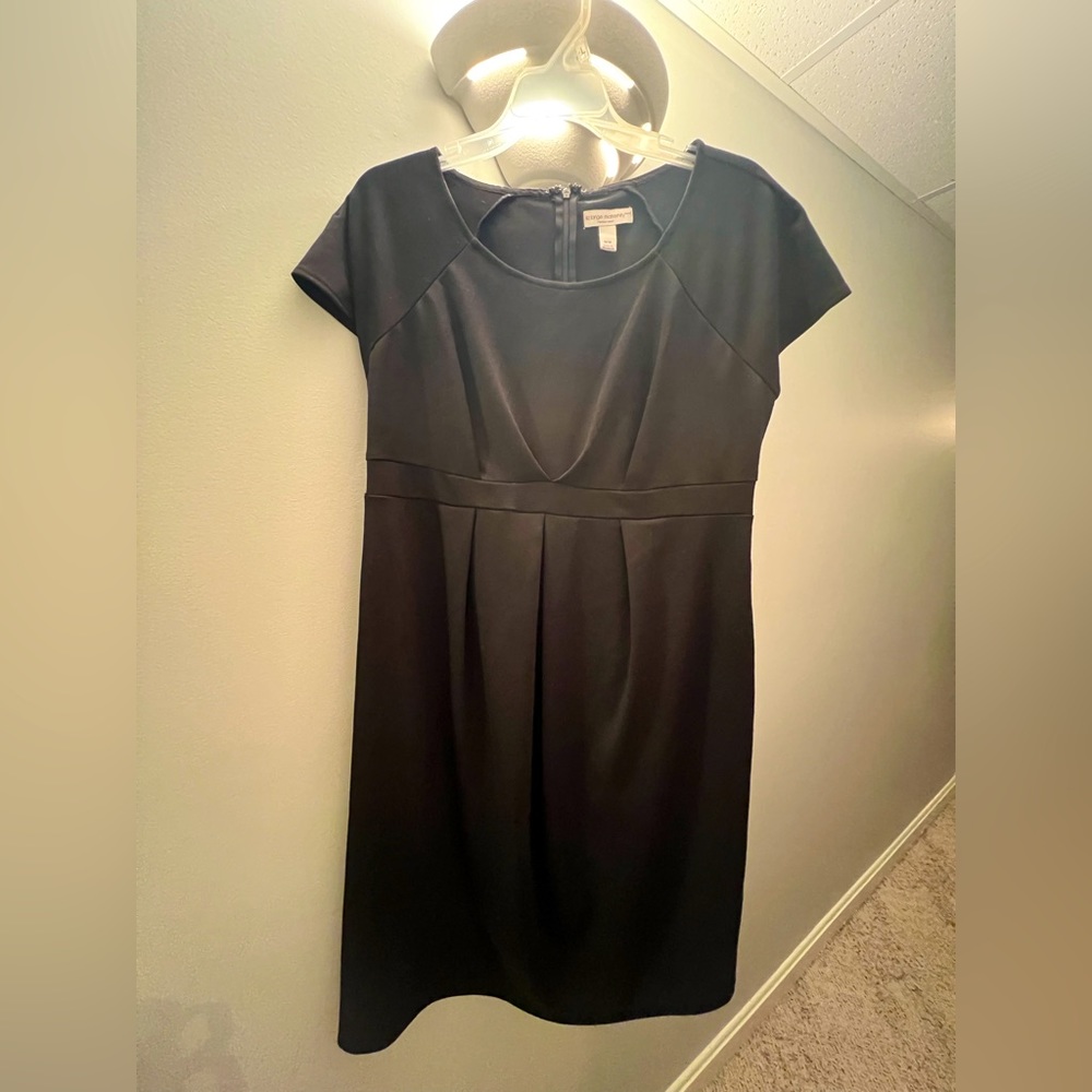Liz Lange for Target, black knee length medium maternity dress